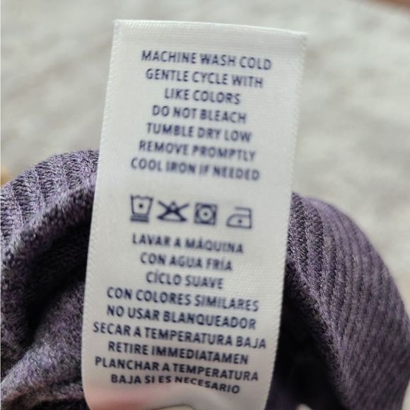 SPLENDID Women's Amethyst Heather Purple Shirt Size XXL Soft Long Sleeve NWT - Picture 7 of 8